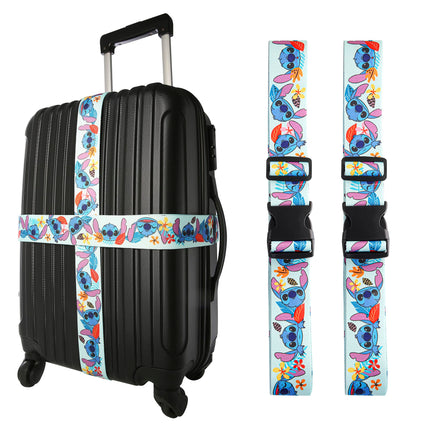 Disney Stitch Luggage Strap 2-Piece Set Officially