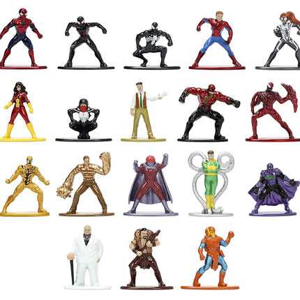 Marvel Spider-Man 18-Pack Series 8 Die-cast Figures, Toys for Kids and Adults