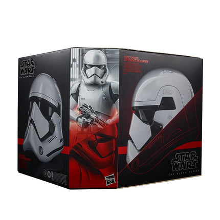 Star Wars The Black Series Casque Électronique Premium Stormtrooper du Premier Ordre, Article de Collection de Jeu de Rôle Le Dernier Jedi