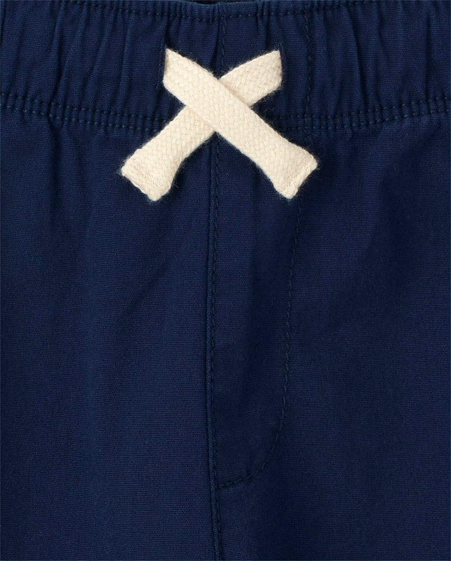 The Children's Place Baby Boys' and Toddler Stretch Pull on Jogger Pants, Tidal, 12-18 Months