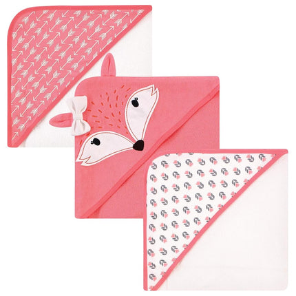 Hudson Baby Unisex Baby Cotton Rich Hooded Towels,