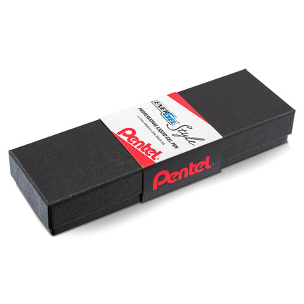 Stylo-gel Pentel EnerGel Style, (0,7 mm) Trait moyen, Corps bleu sarcelle - BL2007SABX