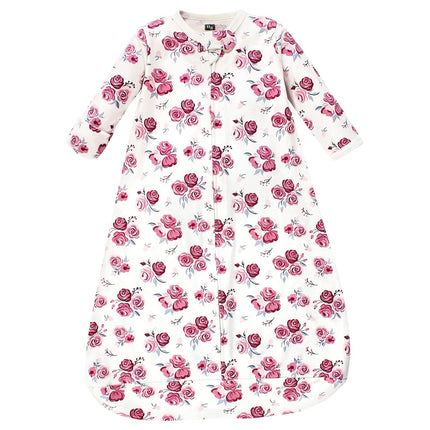 Gigoteuse unisexe en coton à manches longues Hudson Baby, sac de couchage, couverture, Rose, 18-24 mois