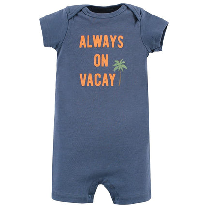 Grenouillères en coton unisexe Hudson Baby, Vacay, 12-18 mois