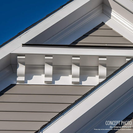 2"W x 5"D x 8 3/8"H Standard Rockford Architectural Grade PVC Corbel