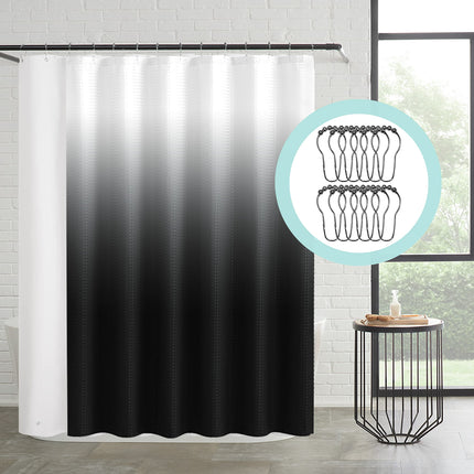 Creative Home Ideas Black White Ombre 14 Piece Sho
