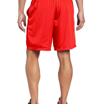 Russell Athletic Men's Mesh Short with Pockets, True Red, X-Large