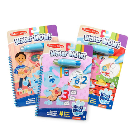Melissa & Doug Blues Clues & You! Water WOW!! Pack of 3 Travel Books | Activity Pad | 3+ | Gift for Boy or Girl