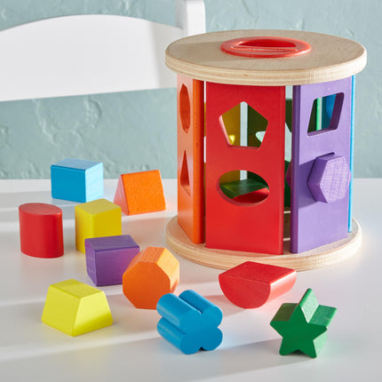 Melissa & Doug Match and Roll Clasificador de formas