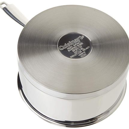 Cuisinart Professional Stainless Saucepan with Cover, 3-Quart, Stainless Steel