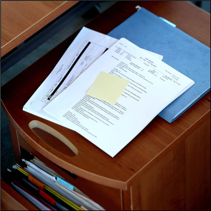 Post-it Notes, 3x3 in, 4 Pads, Canary Yellow, Clean Removal, Recyclable