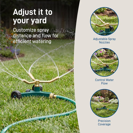 Orbit 58257N Metal 3-Arm Sprinkler