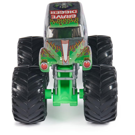 Monster Jam, Official Grave Digger Monster Truck, Die-Cast Vehicle, 1:64 Scale, Kids Toys for Boys Ages 3 and up