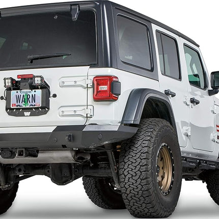 WARN 104070 Placa para eliminar la rueda de repuesto trasera, Compatible con: Jeep Wrangler JL (2018+)