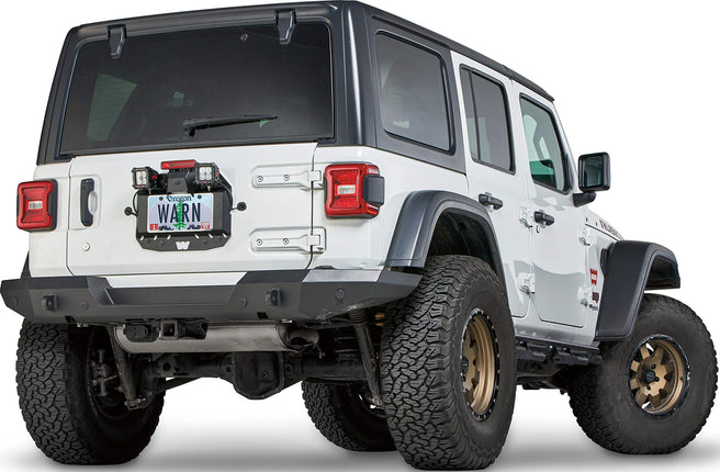 WARN 104070 Spare Rear Tire Delete Plate, Fits: Je