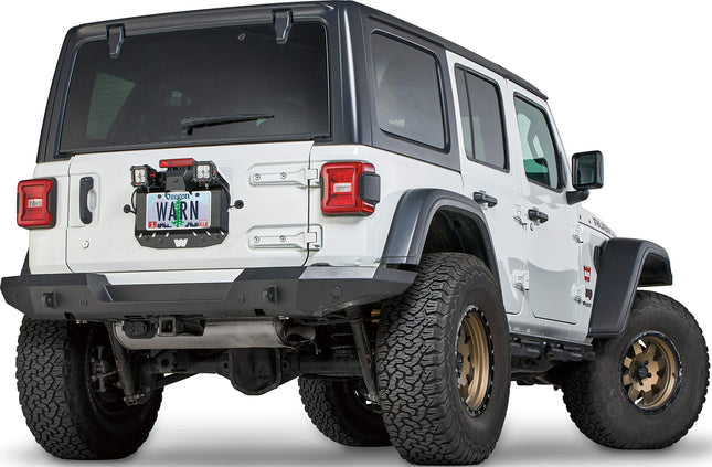 WARN 104070 Spare Rear Tire Delete Plate, Fits: Je