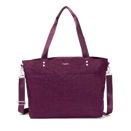 Baggallini Carryall Laptop Tote, Mulberry, One Siz