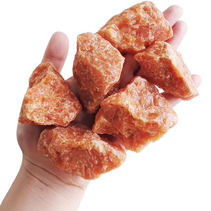 Luckeeper 1 lb Sunstone Bulk Raw Crystals and Heal