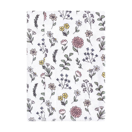 Hudson Baby Unisex Baby Cotton Flannel Burp Cloths, Dandelion Wish, One Size