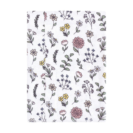Hudson Baby Unisex Baby Cotton Flannel Burp Cloths, Dandelion Wish, One Size