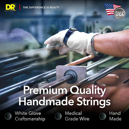 DR Strings BKB-45 BLACK BEAUTIES� - BLACK Coloured Bass Strings: Medium 45-105