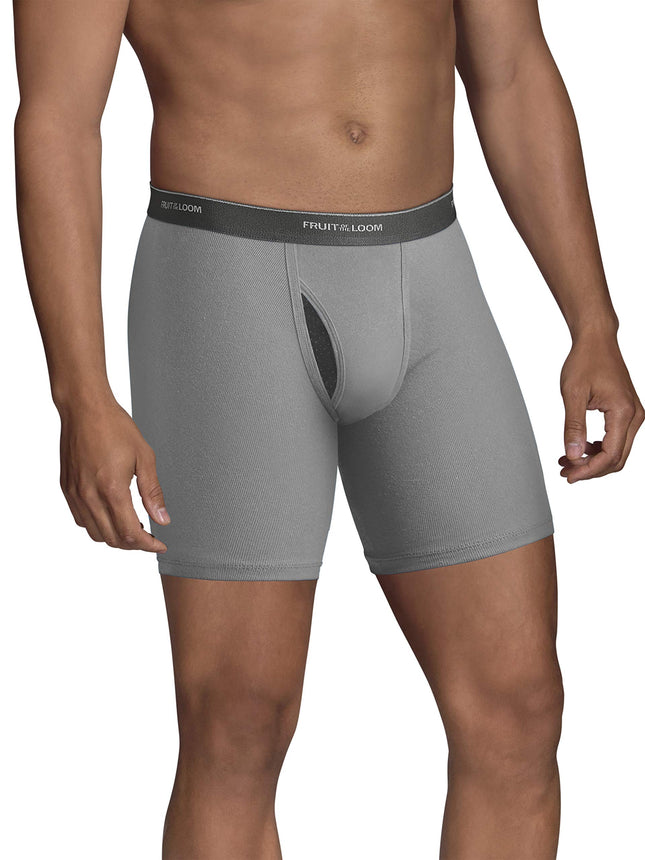 Fruit of the Loom Calzoncillos tipo bóxer que no se suben para hombre 4LBL7CX - Varios colores - Talla S