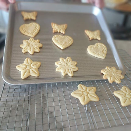 USA Pans USA Pan Moule à Biscuits en Acier Aluminisé, Moyen