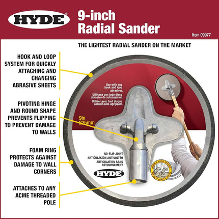Hyde 09977 Radial Sander