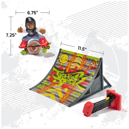 Tech Deck Shred N' Blast Motorized Finger Skateboard Toy