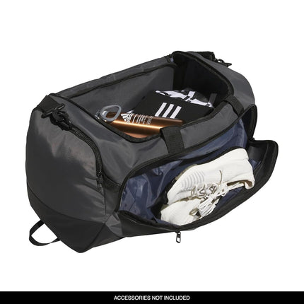 adidas Defender 5 Large Duffel Bag (100l), Team Dark Grey, Medium (59L), Defender 5.0 Duffel Bag, Durable Travel Gym Sports Bag for Men and Women
