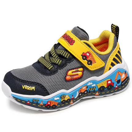Skechers Boys' Play Scene Trainer, Black, 9 UK Tod
