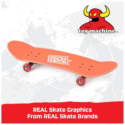 TECH DECK Toy Machine Handboard, Authentic Mini Skateboard