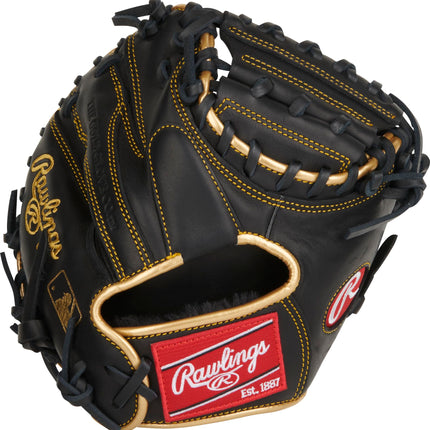 Rawlings | R9 Baseball Catcher's Training Mitt | 27" |1-Piece Solid Web | Right Hand Throw