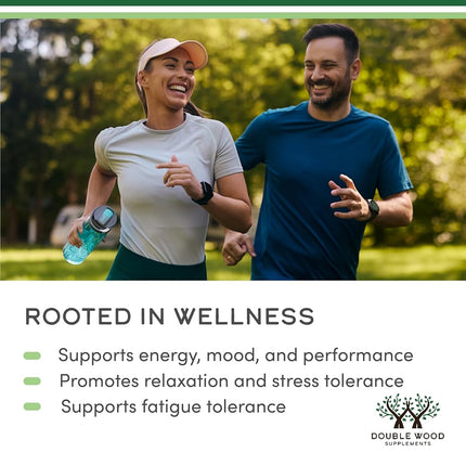 Double Wood Supplements Maca Root Capsules (Black Maca Powder - 1,000mg per Serving) 300 Count for Men and Women. Grown in Peru (for Energy, Mood, Performance) Vegan, Made in USA by