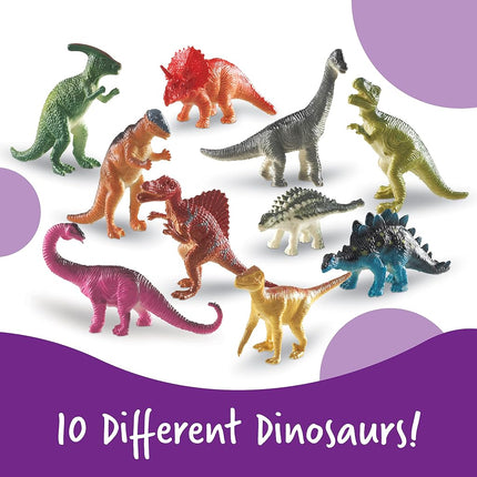 Learning Resources Dinosaur Counters, Set of 60, Multicoloured, LER0811