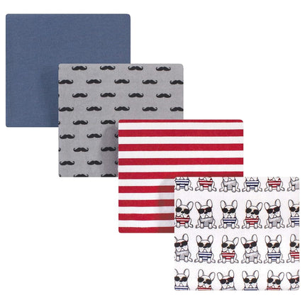 Hudson Baby Unisex Baby Cotton Flannel Receiving B