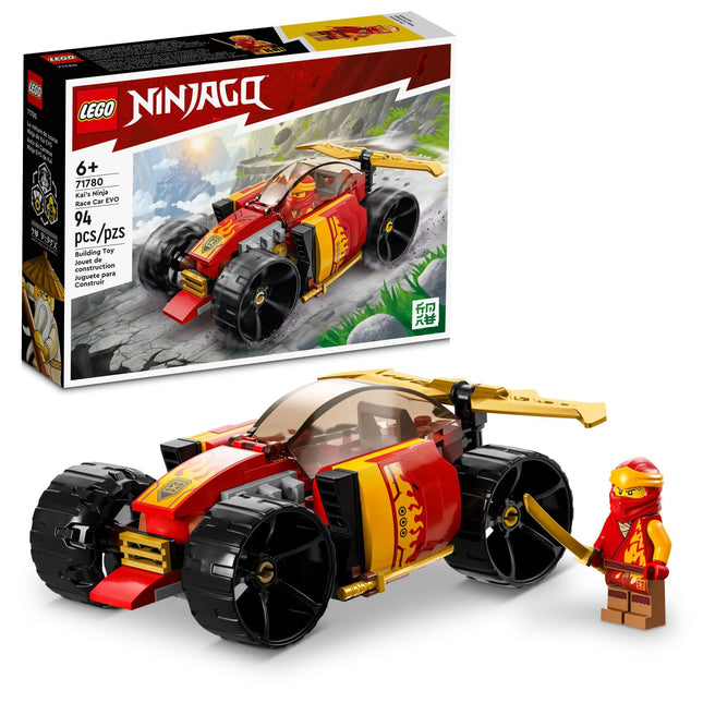 LEGO NINJAGO Kai’s Ninja Race Car EVO 71780, 2in1 