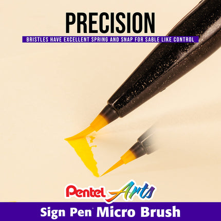 Pentel Sign Pen Micro Brush 12 Pack SESF30CPC12
