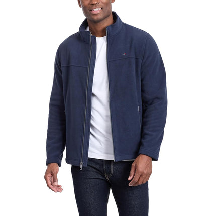 Tommy Hilfiger Men's Classic Zip Front Polar Fleece Jacket, X-Large Tall, XS