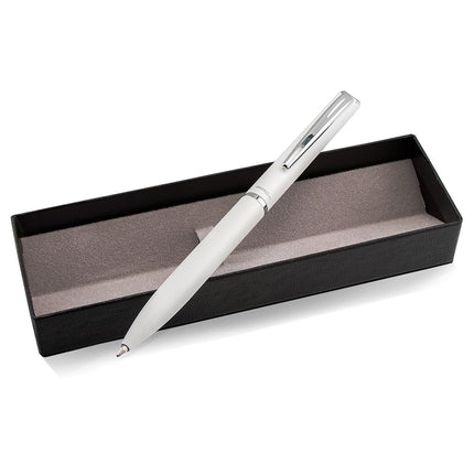 Pentel EnerGel Style Gel Pen, (0.7mm) Medium Line, Silver barrel - BL2007ZABX