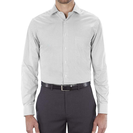 Van Heusen Men's Regular Fit Flex Collar Check Dre