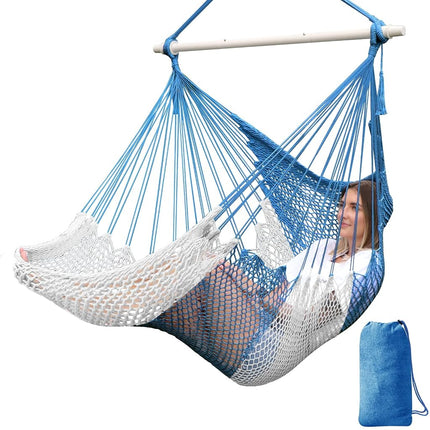 Chihee Handwoven Cotton Hammock Chair Large Hangin