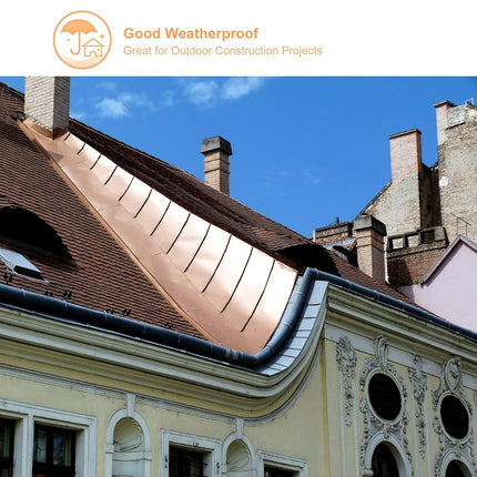 uxcell Copper Sheet Roll 3500mm x 200mm x 0.06mm, 99.9% Pure Copper Strip 8" x 11.5ft 23 Gauge Copper Flashing Metal Foil Plate for Electricity DIY Projects (Multiple Sizes)