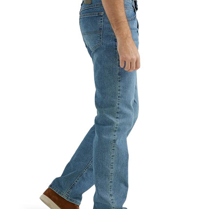 Wrangler Men's Authentics Mens Classic Regular-fit Jean Jeans, Vintage Blue Flex, 33W / 29L