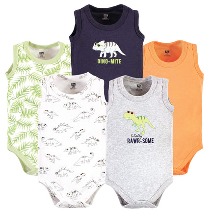 Hudson Baby Unisex Baby Cotton Sleeveless Bodysuit