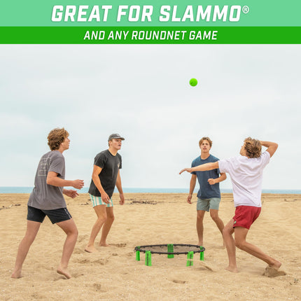 Pelotas de repuesto oficiales Slammo de GoSports, paquete de 3 unidades - Compatibles con todos los sets de juego Roundnet - Elija entre pelotas tamaño competición o tamaño XL