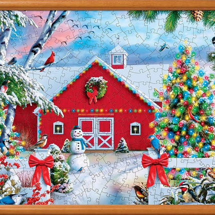 MasterPieces 300 Piece EZ Grip Jigsaw Puzzle - Country Christmas - 18"x24"