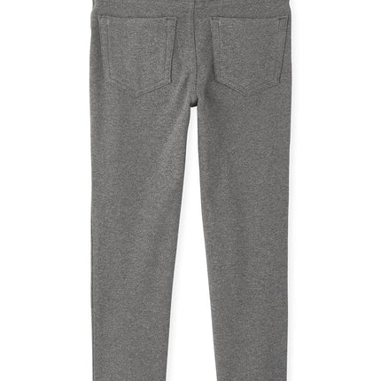 Jeggings en maille Ponte à enfiler pour fille The Children's Place, Gris chiné foncé simple, 14