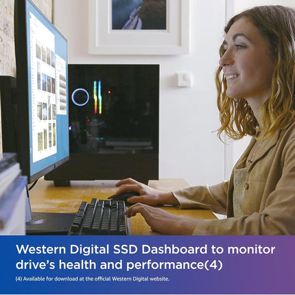 WD Blue SN580 2TB SSD, NVMe SSD, M.2 2280, PCIe Gen3, up to 4150 MB/s read speeds, nCache 4.0 Technology Includes Acronis True Image for Western Digital