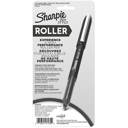 Sharpie, SAN2093222, Rollerball Pens, 4 / Pack